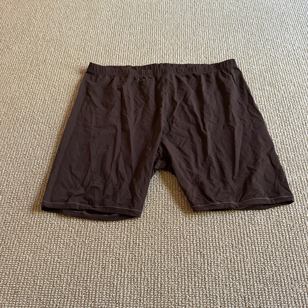 Skims Cocoa Fits Everybody Bike Shorts, Size 4X NWT